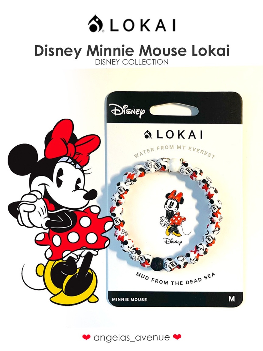 LOKAI Disney Minnie Mouse Lokai DISNEY COLLECTION NEW